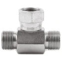 Parker Hydraulic Male G Thread Steel Fitting, Zinc Plated, 0.25 in Hose Inside Diameter, 120°C 4S6MK4S