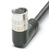 Phoenix Contact Sensor Actuator Cable Female 14 Way Right Angle to 14 Way Unterminated, 5 m, Black PUR PVC Jacket 30V 1693746