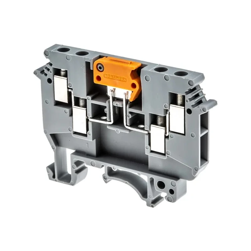 Phoenix Contact UDK 4-MTK-P/P Series Knife Disconnect Terminal Block Grey, 4mm², 1-Level, Screw Termination 2775210