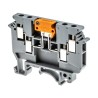 Phoenix Contact UDK 4-MTK-P/P Series Knife Disconnect Terminal Block Grey, 4mm², 1-Level, Screw Termination 2775210