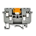 Phoenix Contact UDK 4-MTK-P/P Series Knife Disconnect Terminal Block Grey, 4mm², 1-Level, Screw Termination 2775210