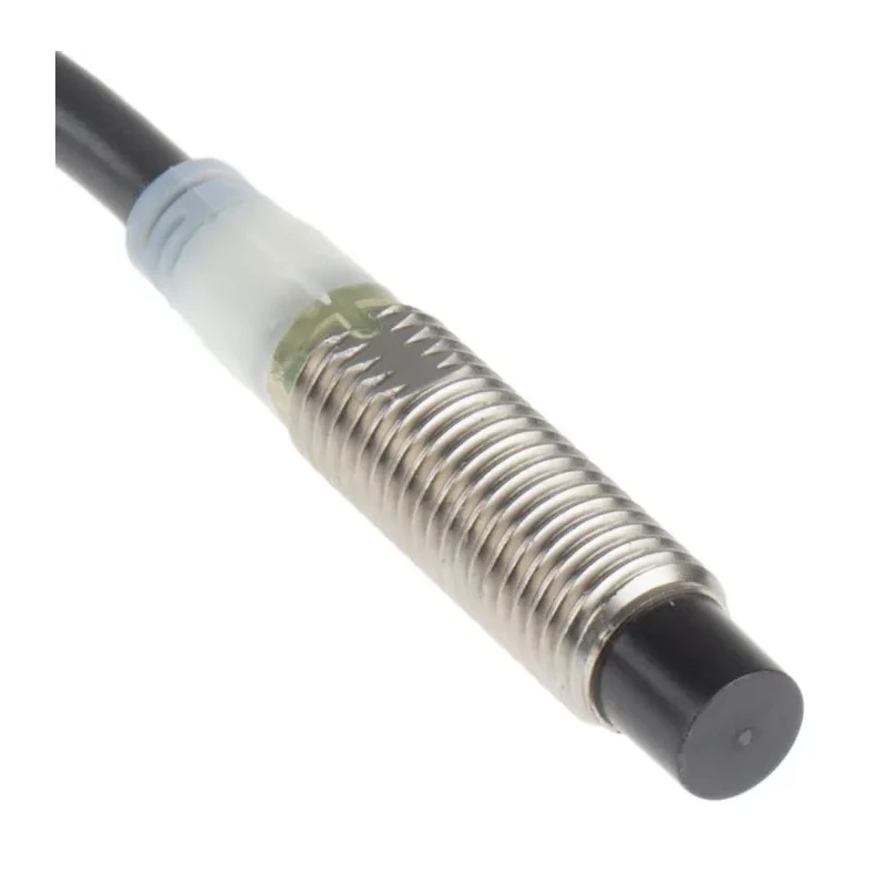 Omron Threaded Barrel Inductive Proximity Sensor M8 PNP Stainless Steel Body 4 mm Detection 24V DC 200mA E2A-S08KN04-WP-B1 5M