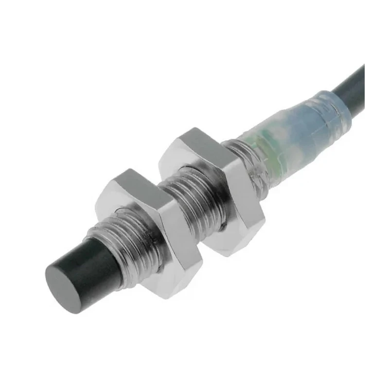 Omron Threaded Barrel Inductive Proximity Sensor M8 PNP Stainless Steel Body 4 mm Detection 24V DC 200mA E2A-S08KN04-WP-B1 5M