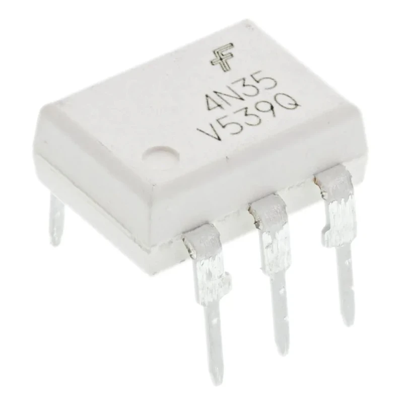 onsemi DC Input Optocoupler Through Hole 6-Pin DIP, Transistor Output, 1 Channel, 1.5V Forward Voltage 4N35VM