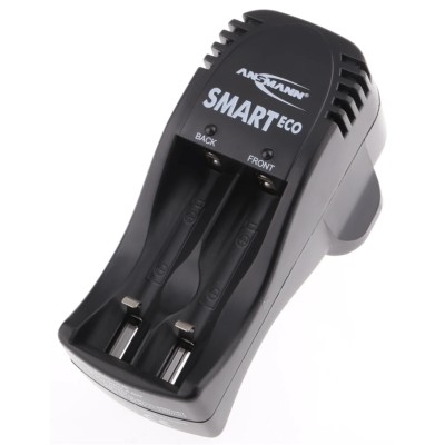 Ansmann Smart Eco Battery Charger 2.4V Output Power 4.5W Compatible NiCd NiMH AA AAA Batteries 1101-0004-UK