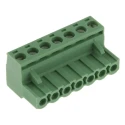 Phoenix Contact MSTB 2.5/7-ST-5.08 BD:1-7 Series Pluggable Terminal Block, 7-Contact, 5.08 mm Pitch, 1 Row, 12 A 1746583