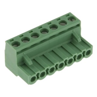 Phoenix Contact MSTB 2.5/7-ST-5.08 BD:1-7 Series Pluggable Terminal Block, 7-Contact, 5.08 mm Pitch, 1 Row, 12 A 1746583