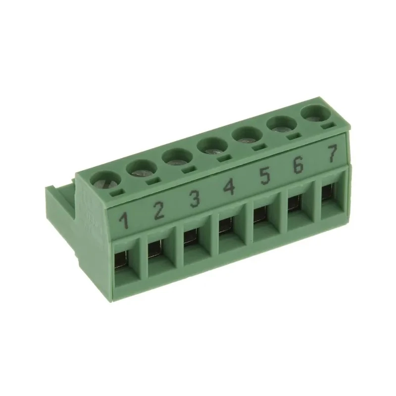 Phoenix Contact MSTB 2.5/7-ST-5.08 BD:1-7 Series Pluggable Terminal Block, 7-Contact, 5.08 mm Pitch, 1 Row, 12 A 1746583