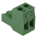 Phoenix Contact MSTB 2.5/2-5.08 Series Pluggable Terminal Block, 2-Contact, 5.08 mm Pitch, 1 Row, 250 V, Spring Cage 1758364