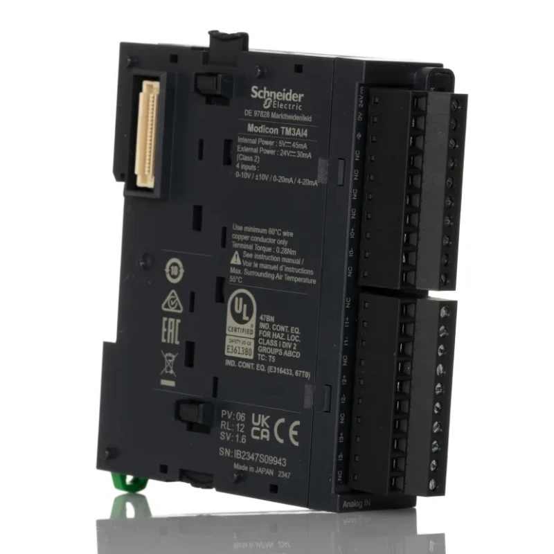Schneider Electric PLC I/O Module Modicon TM Current Voltage 28.8V TM3AI4