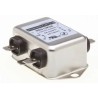Roxburgh EMC RES10 Single Phase Chassis Mount RFI Filter 6A 250V AC 400Hz Fast-On Termination