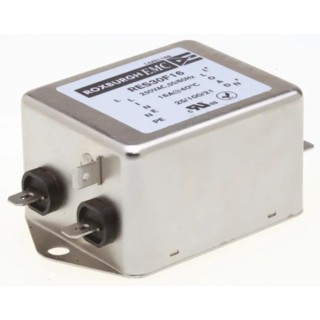 Roxburgh EMC Single Phase Chassis Mount RFI Filter 16 A 250V AC 400Hz Fast-On Termination RES30