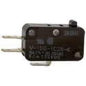 Omron Pin Plunger Micro Switch, Quick Connect Terminal, 15A Contact Current, SPCO, IP40, Model V-15G-1C25-K