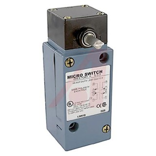 Honeywell Technologies HDLS Series Side Rotary Limit Switch, DPDT, 10A, IP65/IP66/IP67, Die Cast Zinc Epoxy Coated LSM2D