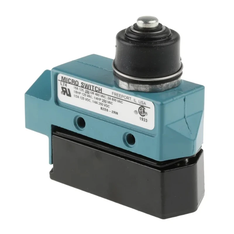 Honeywell Technologies BZE6 Series Pin Plunger Limit Switch SPDT IP66 Die Cast Zinc Housing 600V 