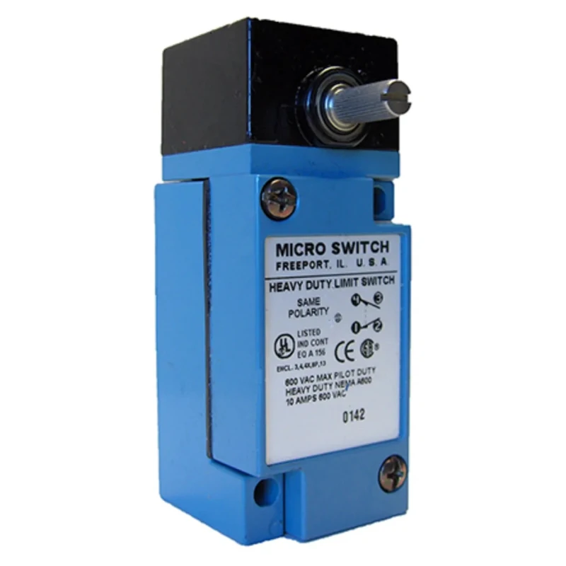 Honeywell Technologies HDLS Series Side Rotary Limit Switch, DPDT Contact, IP67, IP66, IP65, Die Cast Zinc Epoxy LSA7L