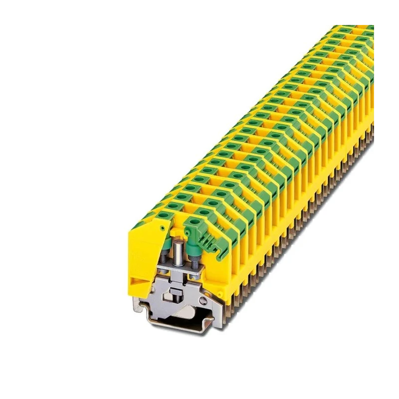 Phoenix Contact OTTA2.5-PE Earth Terminal Block Bolt 8kV Voltage Green, Yellow 0790556