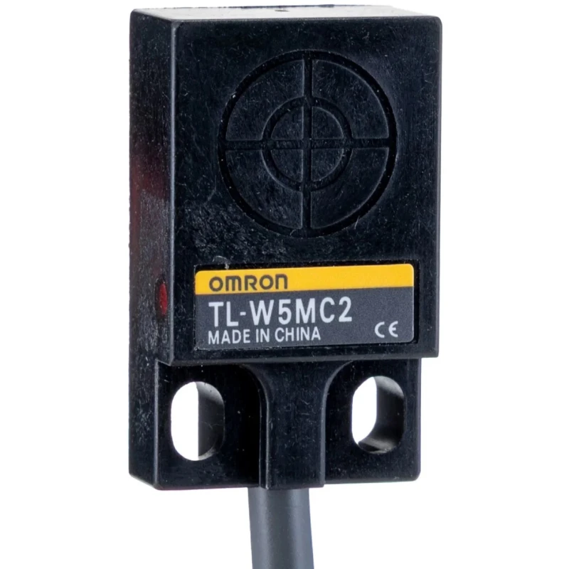 Omron Block Inductive Proximity Sensor 24V DC 5 mm Detection NPN Output TL-W5MC2 2M