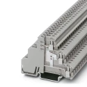 Phoenix Contact Sensor/Actuator DIN Rail Terminal Block Grey 2.5mm² 3-Level Screw-Terminated 250V 24A DIKD 1.5 Series 2715092