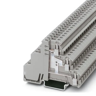 Phoenix Contact Sensor/Actuator DIN Rail Terminal Block Grey 2.5mm² 3-Level Screw-Terminated 250V 24A DIKD 1.5 Series 2715092