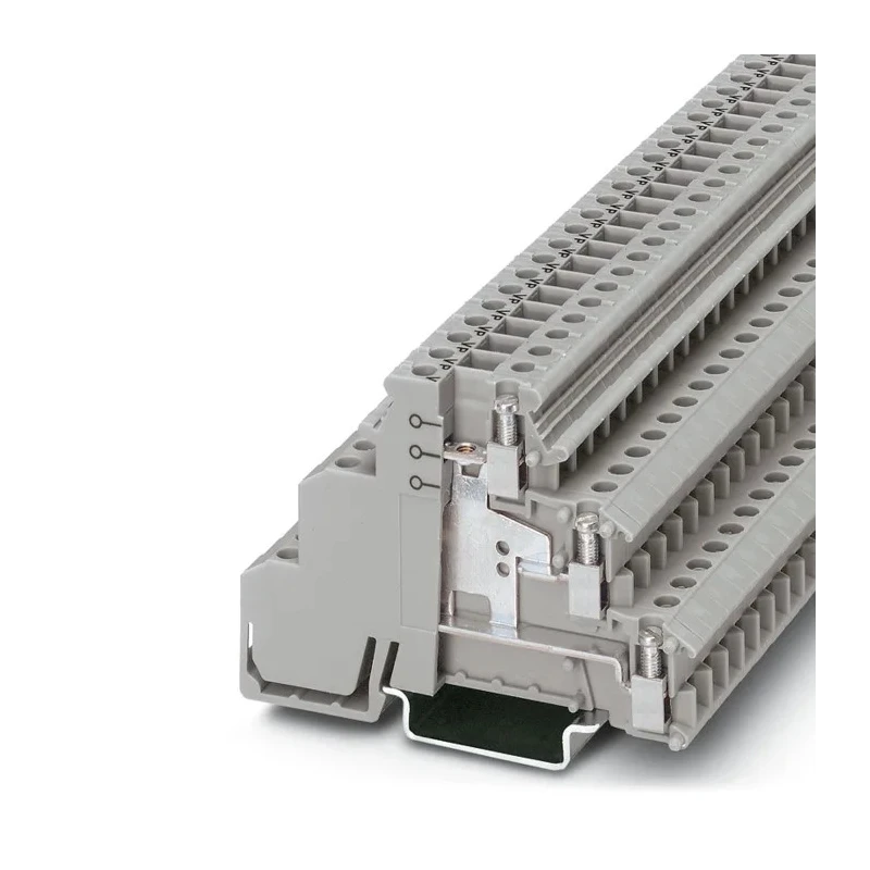 Phoenix Contact Sensor/Actuator DIN Rail Terminal Block Grey 2.5mm² 3-Level Screw-Terminated 250V 24A DIKD 1.5 Series 2715092