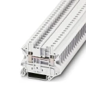 Phoenix Contact UT 4-MTD WH Series Feed Through Terminal Block 800V 41A Screw Termination 4mm² 1-Level 3047701