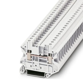 Phoenix Contact UT 4-MTD WH Series Feed Through Terminal Block 800V 41A Screw Termination 4mm² 1-Level 3047701