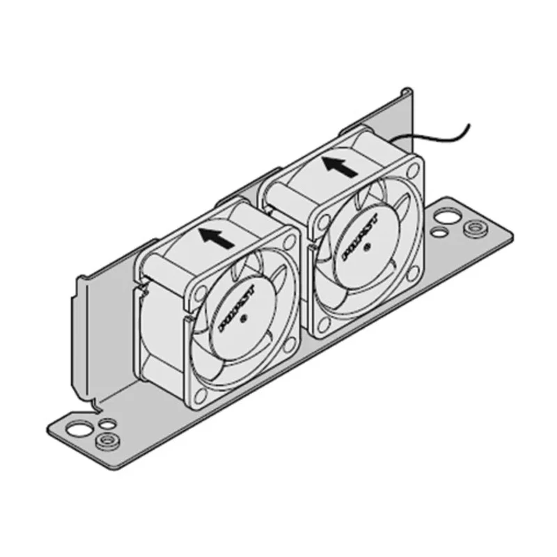 nVent SCHROFF Fan Tray 1 Fan 19m³/h Air Flow 230V Power Dissipation 2W 80mm x 80mm Interscale Series 24828-205