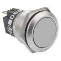 EAO 82 Series Momentary Push Button Switch, Panel Mount, 19 mm Cutout, SPDT, IP65 IP67, 240 V 3A 82-5551.1000