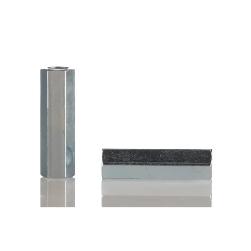 RS PRO Zinc Plated Mild Steel Hexagonal Female/Female Standoff M4 Thread, 25 mm Length 806-6594