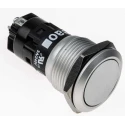 EAO 82 Series Momentary Push Button Switch, Panel Mount, 19 mm Cutout, SPDT, IP65, IP67, 240 V DC, 250 V AC 82-5552.1000