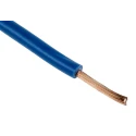 RS PRO Blue 1.5 mm² Hook Up Wire, 15 AWG, 7/0.53 mm Stranded Copper Conductor, 3.6 mm Diameter, 100 m Length 811-4615