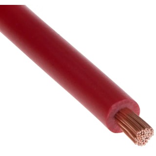 RS PRO Red 2.5 mm² 13 AWG Flexible BK Series Hook Up Wire 100 m PVC Insulated 811-4526