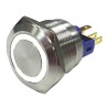 RS PRO Illuminated Push Button Switch, Latching, Panel Mount, 16 mm Cutout, SPDT, White LED, IP65, IP67, 250 V AC 3A 811-8427