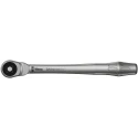 Wera Zyklop 1/2 in Ratchet with Ratchet Handle, Chrome Molybdenum Steel, Chrome Finish, 281mm Overall Length 05004063001