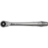 Wera Zyklop 1/2 in Ratchet with Ratchet Handle, Chrome Molybdenum Steel, Chrome Finish, 281mm Overall Length 05004063001