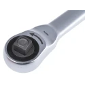 Wera Zyklop 1/2 in Ratchet with Ratchet Handle, Chrome Molybdenum Steel, Chrome Finish, 281mm Overall Length 05004063001