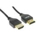 Van Damme UltraThinH series 1 m High Speed Male to Male HDMI Cable Black 104-084-100