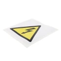 RS PRO Electrical Hazard Self-Adhesive Vinyl Warning Label 100mm x 100mm 813-4423