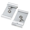 nVent Schroff Interscale M Series 35 mm DIN Rail Clip Adapter M4 Thread, Aluminium Zinc Coated, 10 Per Pack 24820-002