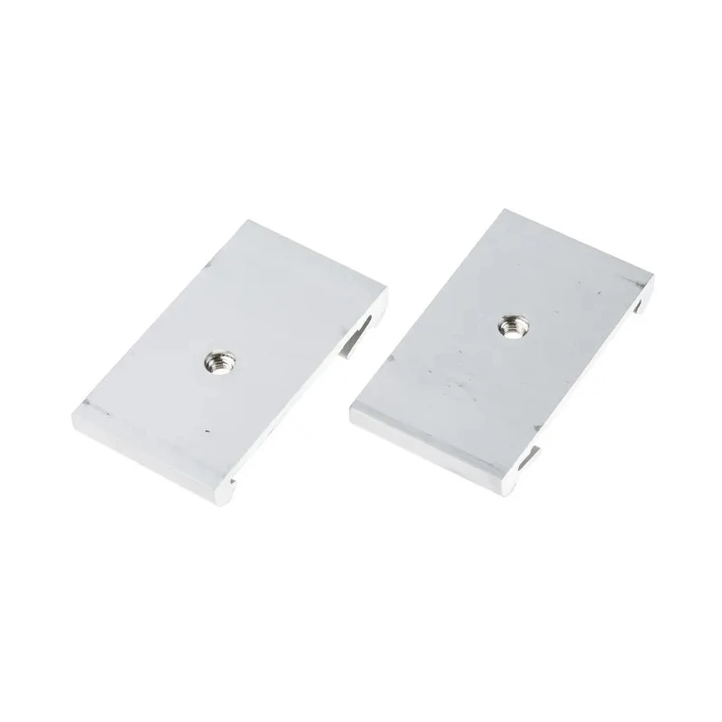 nVent Schroff Interscale M Series 35 mm DIN Rail Clip Adapter M4 Thread, Aluminium Zinc Coated, 10 Per Pack 24820-002