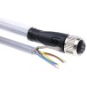 Pepperl + Fuchs Sensor Actuator Cable Female 8 Way Straight to Unterminated, 2 m, Polyurethane Jacket, 300V dc V17-G-2M-PUR