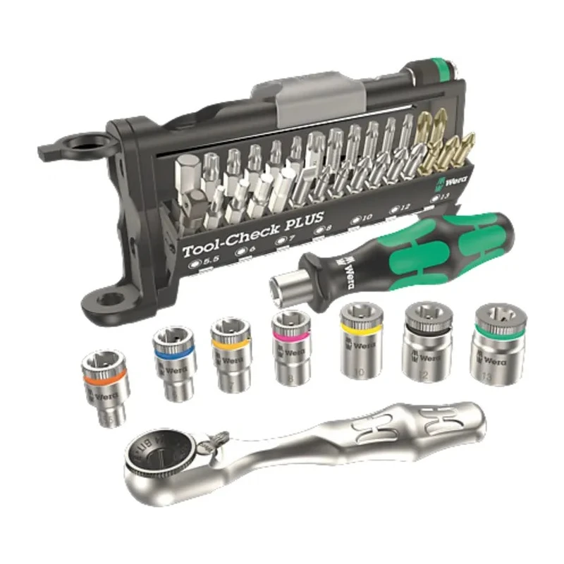 Wera Hexagon, Hex-Plus, Phillips, Pozidriv, Slotted Interchangeable Standard Screwdriver Set, 39-Piece 05056490001
