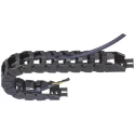 Igus e-chain Cable Trunking Z08 Black W38.2mm x D19.3mm L1m Min. Bend Radius 28mm Igumid NB Z08.30.028.0