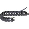 Igus Black Cable Trunking e-chain Z08 with Width 28.2mm, Depth 19.3mm, Length 1m, Minimum Bend Radius 28mm Z08.20.028.0