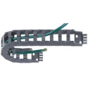 Igus E-chain Cable Trunking Z14 Black W62mm x D25mm Length 1m Min. Bend Radius 28mm Igumid NB 