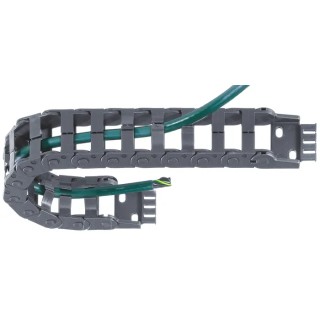 Igus E-chain Cable Trunking Z14 Black W62mm x D25mm Length 1m Min. Bend Radius 28mm Igumid NB 