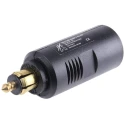 Pro Car Automotive Connector Female 1 Way Screw Termination Black Cable, 16A, DIN Socket Adapter 67872900