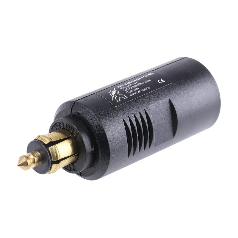 Pro Car Automotive Connector Female 1 Way Screw Termination Black Cable, 16A, DIN Socket Adapter 67872900