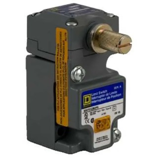 Telemecanique Sensors 9007 Series Rotary Head Limit Switch 1 NO/1 NC IP67 Die Cast Zinc Housing 600V AC 10A 